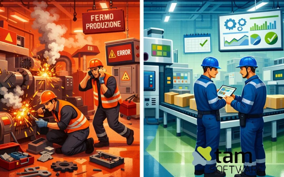 Manutenzione correttiva vs preventiva: differenze reali, costi e impatto operativo