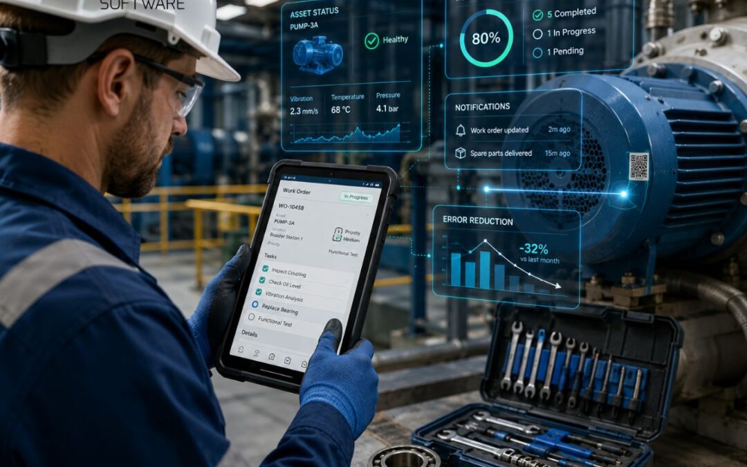 CMMS mobile per tecnici sul campo: interventi più rapidi e meno errori
